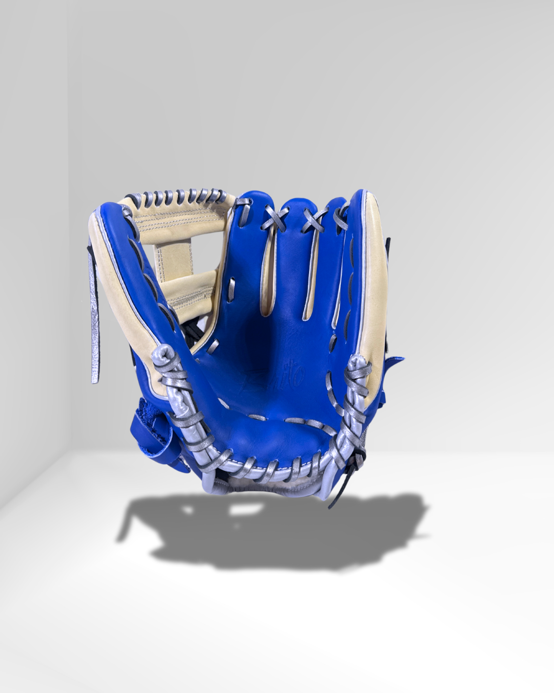 Brito Gloves Elite Baseball and Softball
Mitts-Blue & White