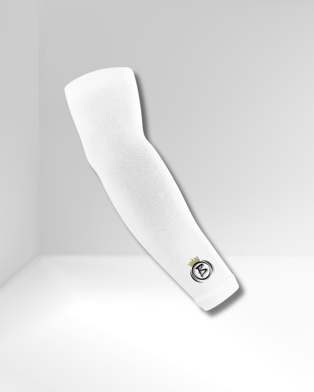 White seamless arm sleeve