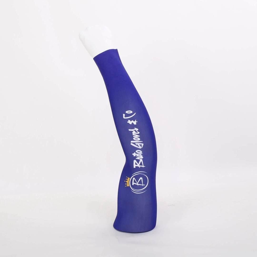 Blue seamless arm sleeve